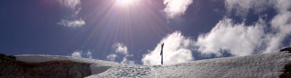 Bergsteigen hinter'm Haus