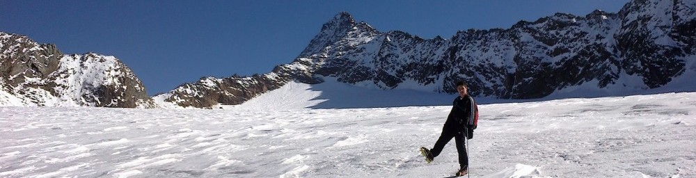 Bergsteigen hinter'm Haus