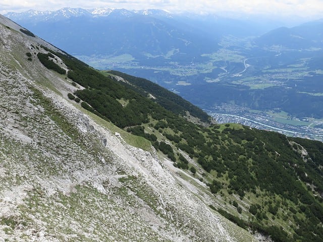 Rückweg zum Achselkopf