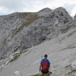 Tiefpunkt Des Abstieges Vom Kleinen Solstein In Richtung Grosser Solstein