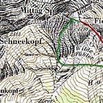 Abstiegsroute Von Mittagscharte