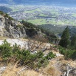 Der Aufstieg Von Der Schlucht Im Rueckblick