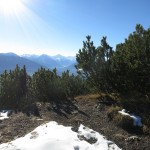 Ende Suedanstieg Haller Zunterkopf