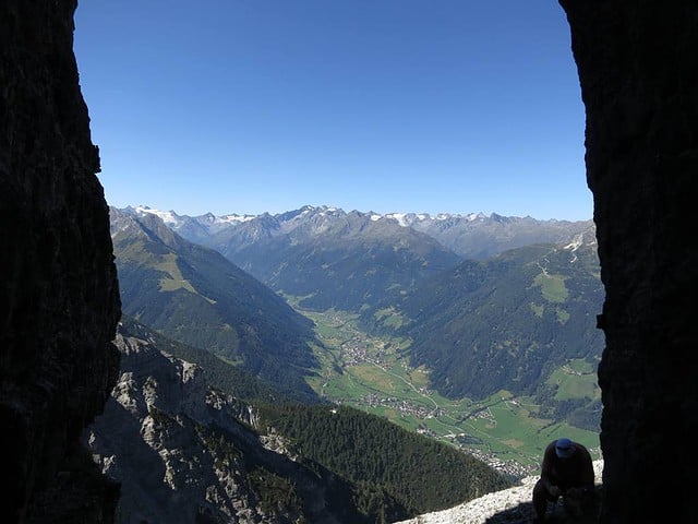 Am "Bandl" im letzten Teil des Anstieges zum Sonnenstein