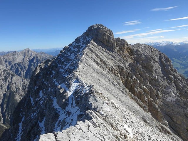 die Walderkampspitze liegt vor uns