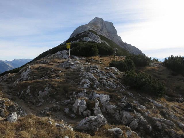 auf der Niederen Munde, Blick zur Hohen Munde