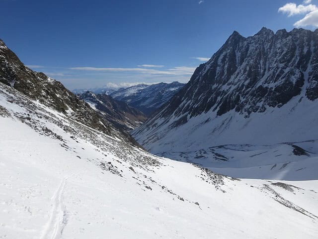 Rückblick von ca. 2.700m