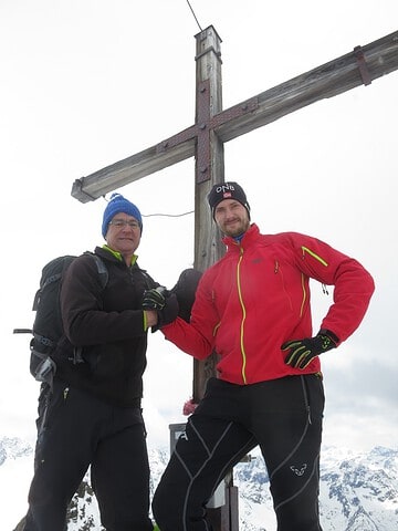 Christian und ich am Hohem Seeblaskogel, 3.235m