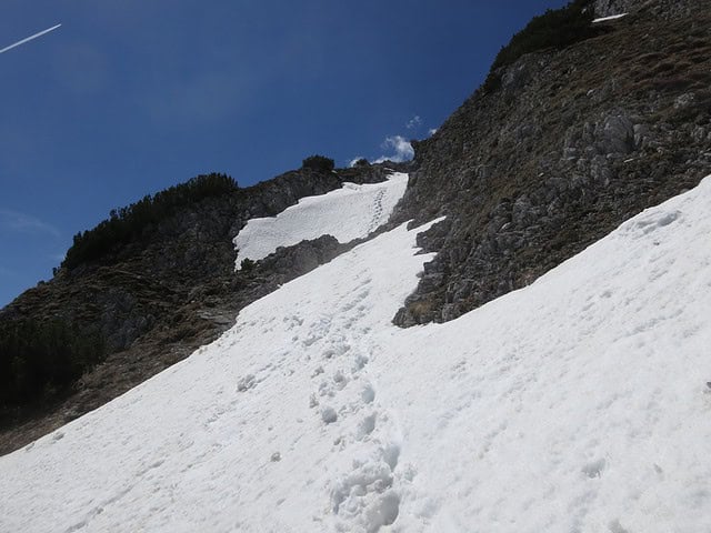 am Weg zur Lattenspitze, ca. auf 2.000m