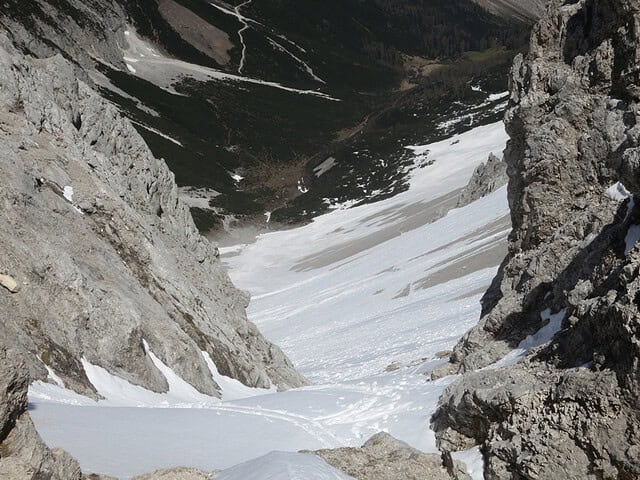 Blick vom Stempeljoch ins Kar