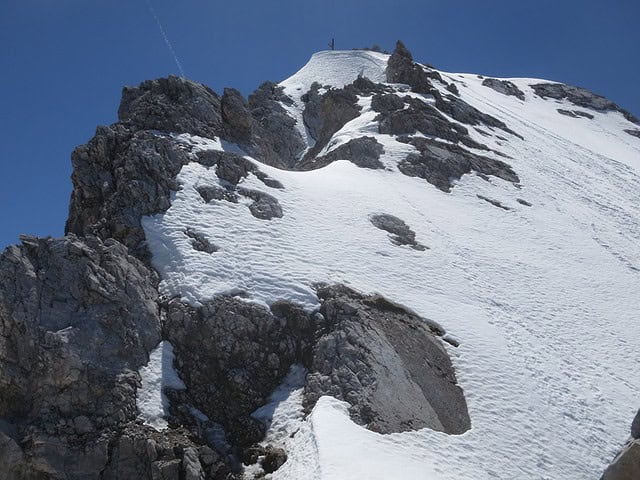 Gipfelaufbau Trattenspitze 22.05. 2016