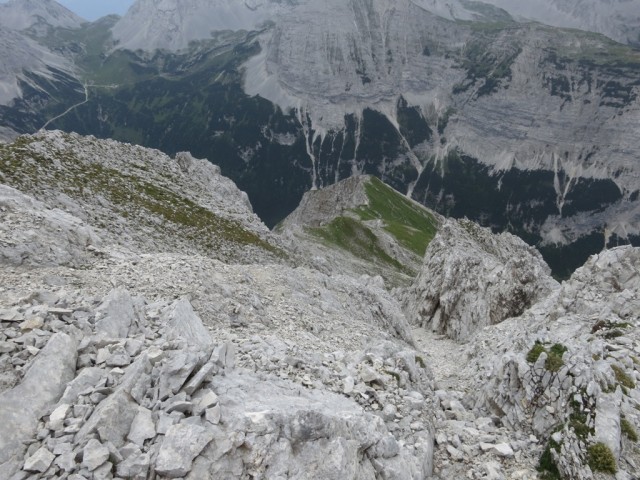 Rückblick auf den unteren Teil