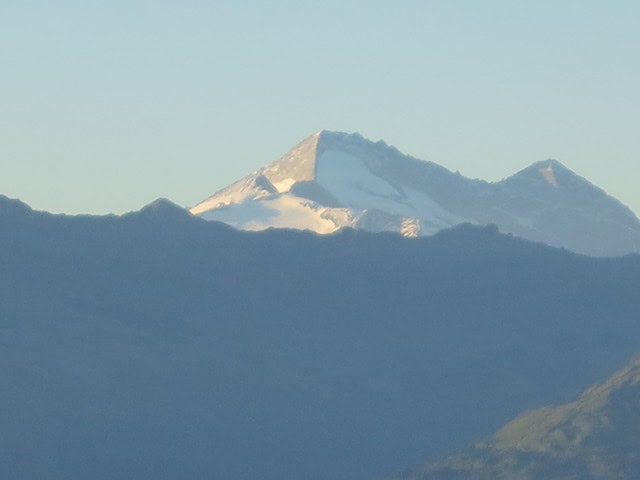 Olperer vom Lafatscher Joch aus in der Morgensonne um 6:45 Uhr