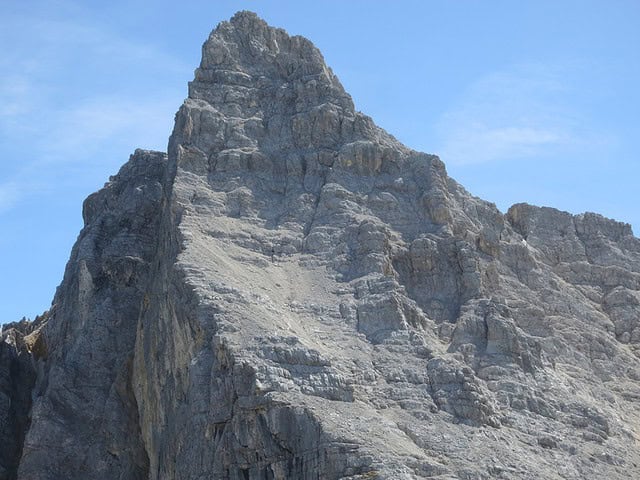 Gipfelaufbau der Kaltwasserkarspitze
