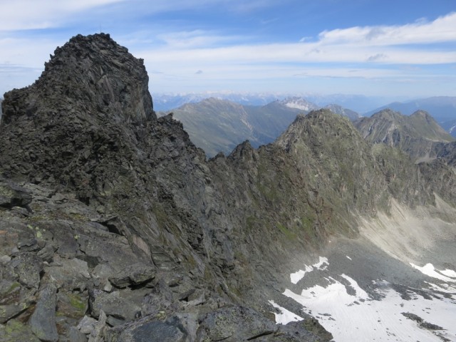 Östliche Knotenspitze, 3.100m und Gratverlauf bis zur Brennerspitze