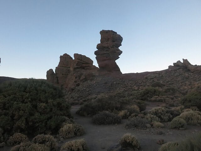 der bekannte Roque Cinchado - der versteinerte Baum oder Finger Gottes