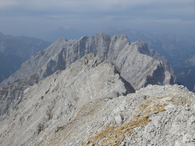 Jägerkarspitzen mit Barthgart und Katzenkopf im Hintergrund