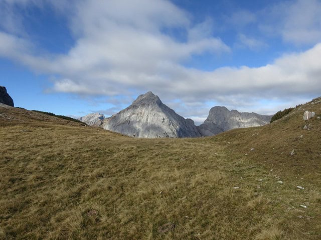 Am "Sunntiger", Sattel zwischen Lunstkopf und Rappenspitze