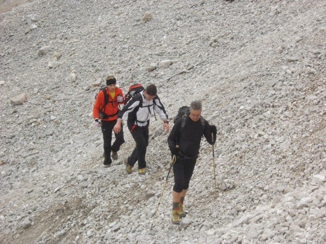 Anstieg am Steig zum Stempeljoch