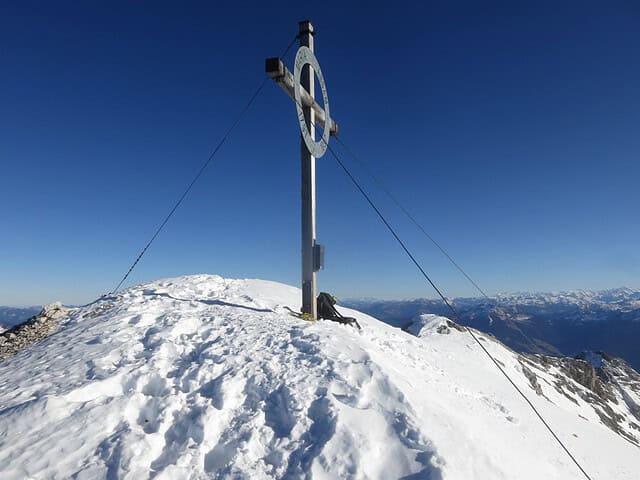 Großer Bettelwurf, 2.726m am 31.12.2016