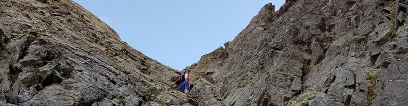 Bergsteigen hinter'm Haus