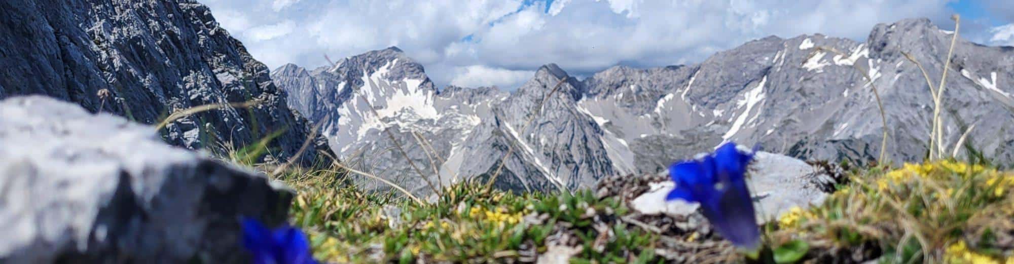 Bergsteigen hinter'm Haus