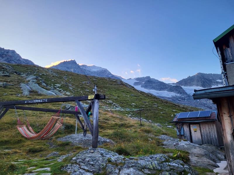 Blick auf den Talschluß mit dem überragenden Großen Löffler, unserem Tagesziel