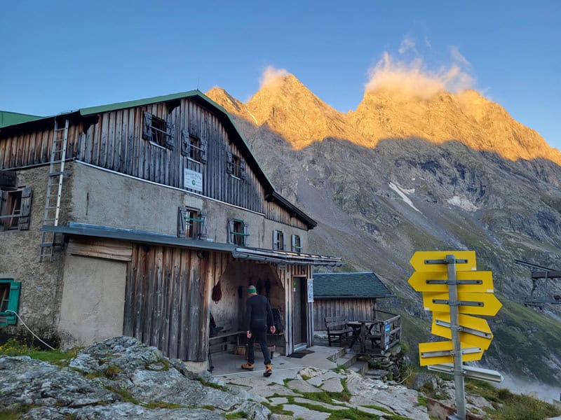 Nordantlitz der Greizer Hütte