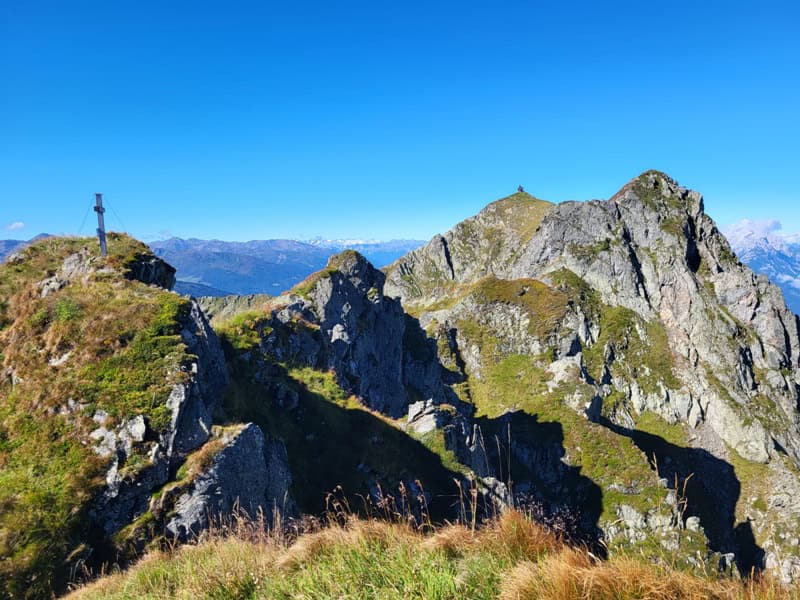 der schöne Übergang von der Metzenspitze zum Kreuzjoch liegt vor uns