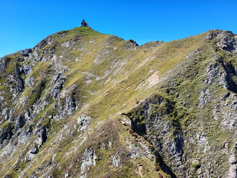 völlig ausgewechseltes Gelände gegenüber zum Kreuzjoch