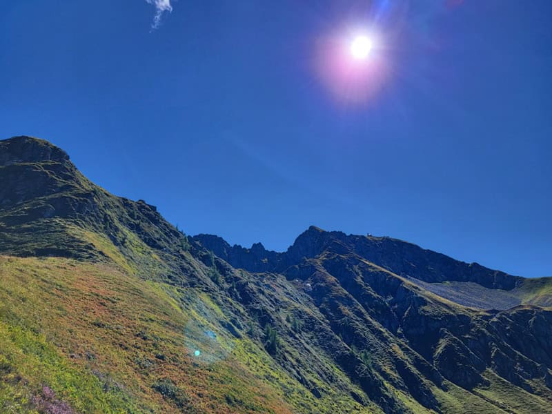 letzter Blick auf das Metzenjoch und die Kellerjochkapelle
