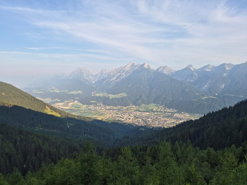 Blick ins Inntal am herrlichen Tag