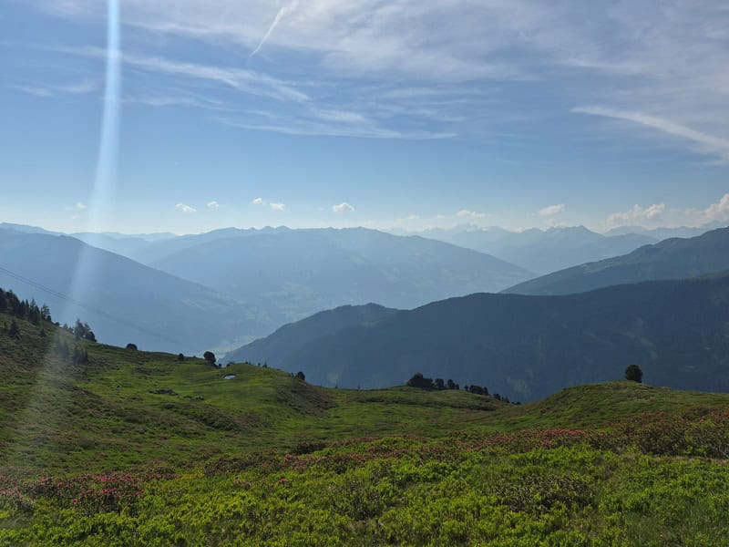 Fernblick in die Zillertaler Alpen Süd
