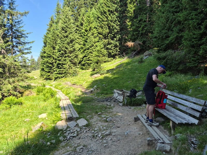 Brunnen mit bestem Quellwasser für die Hitzeschlacht auf den Kuhmöser