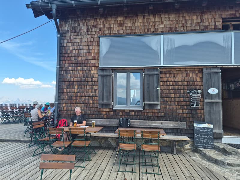 Mittagessen auf der Kellerjochhütte