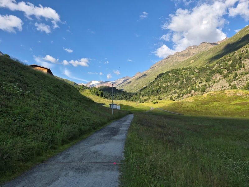 Blick vom Ramolweg auf den Ramolkamm