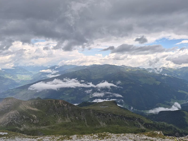 südwestliche Kitzbüheler Alpen mit den Gipfeln um das Alpbachtal und den Märzengrund