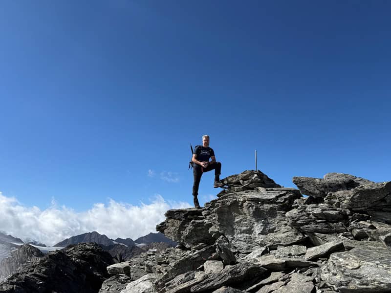 Gipfel der Firmisanschneide, 3.490 m