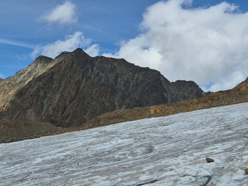Firmisanschneide und Gratabstieg