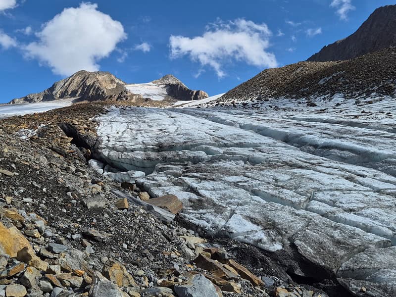 Rückblick auf den Schalfkogel