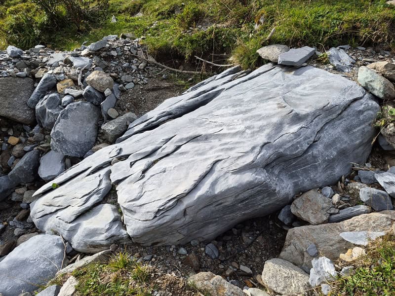 Kalkmarmor der Hochstegenzone in der Schönach-Mulde